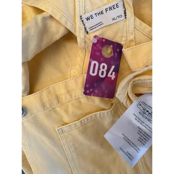 Free people 3009 yellow XL NWT - Picture 5 of 5